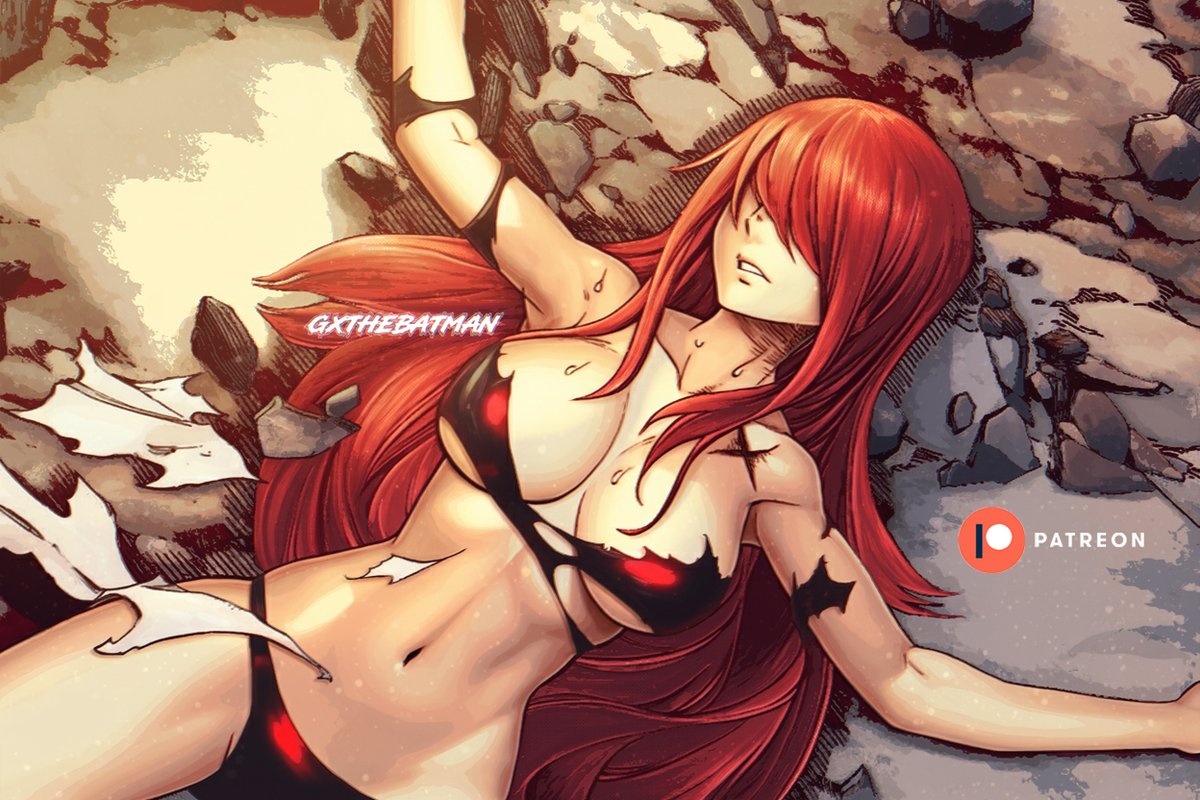 GxTheBatman1's tweet photo. Erza Fairy Tail - Uncensored version is on P/atreon https://t.co/PvPg9wsNLW