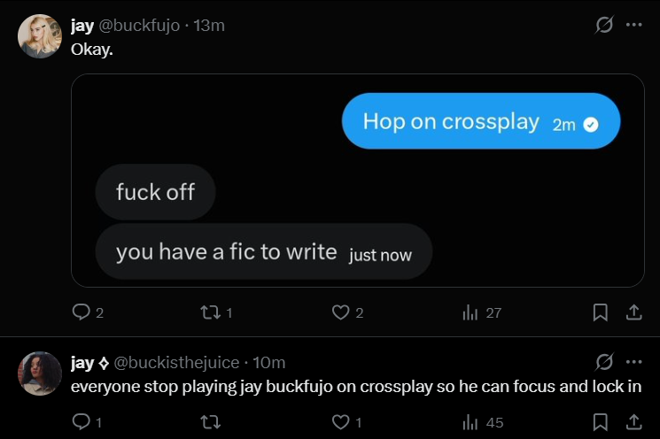luckybuckling's tweet photo. @buckisthejuice timeline did a funny thing https://t.co/nz2au00zju