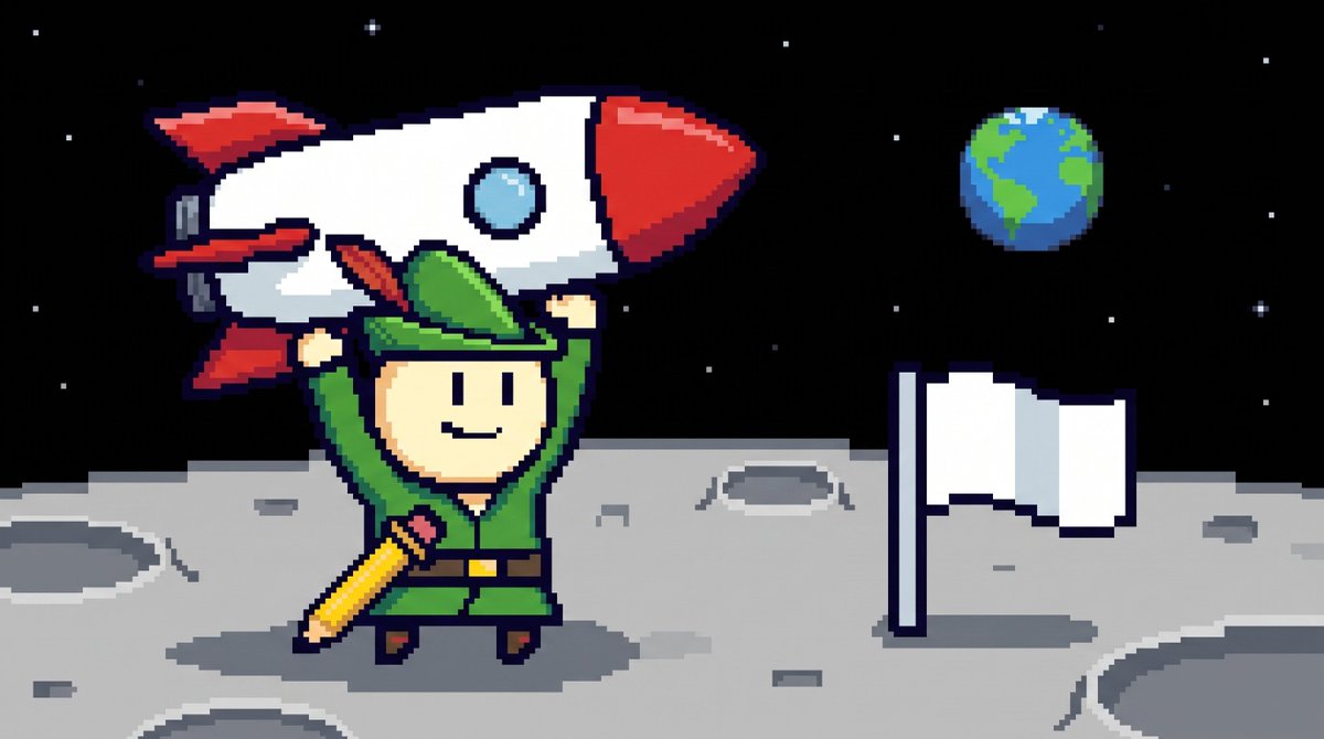 Scribblehood's tweet photo. One of the eighteen daily challenges is Get Maxwell to the moon. The moon is a dashed square in the top right corner of the field and the hint in the code reads: anything that flies will do, rockets fly. Finish it and you bank 10 Ink.

(T1 197, T2 325, T3 234) https://t.co/FzeBje54hg