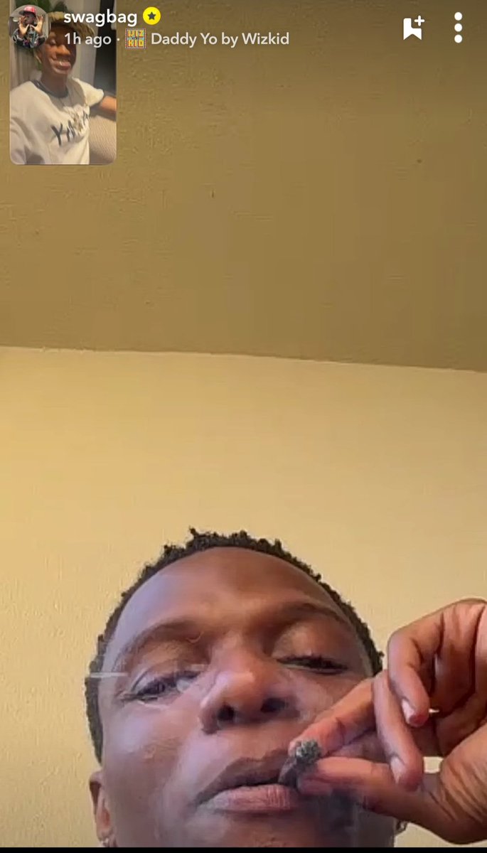 Elozino__'s tweet photo. Wizkid and Mavo via Snapchat 🦅🐝 https://t.co/WBPw212uqM