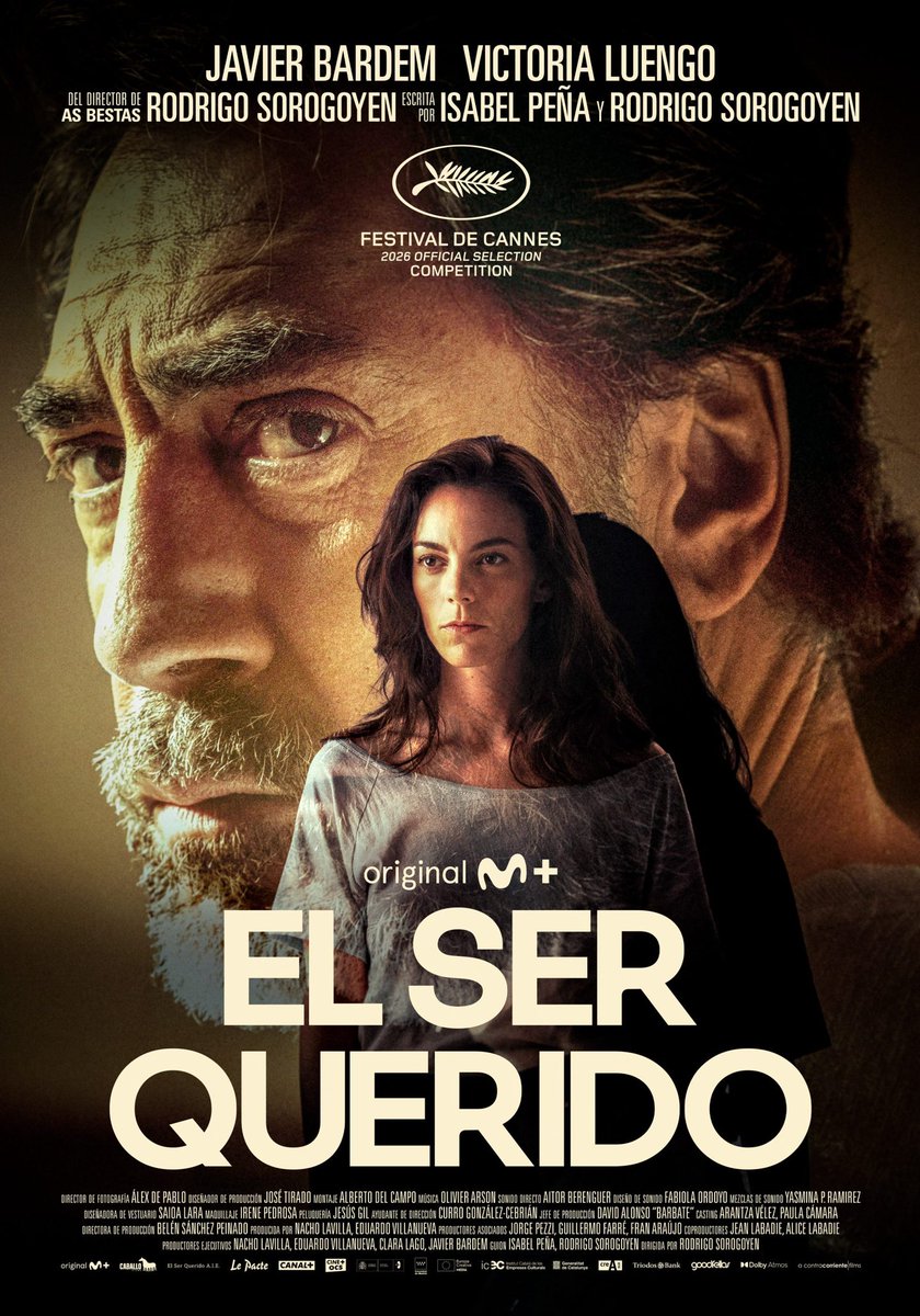 Juanki_Redfield's tweet photo. 📽️El ser querido (2026)📽️

Dir: Rodrigo Sorogoyen
Cast: Javier Bardem, Victoria Luengo…

Es intensa y lenta siendo honestos, pero la realidad es que atrapa gracias al talentazo que derrochan Bardem y Luengo, me he sentido muy identificado con ciertas situaciones y me ha tocado. https://t.co/zixAvqhFok