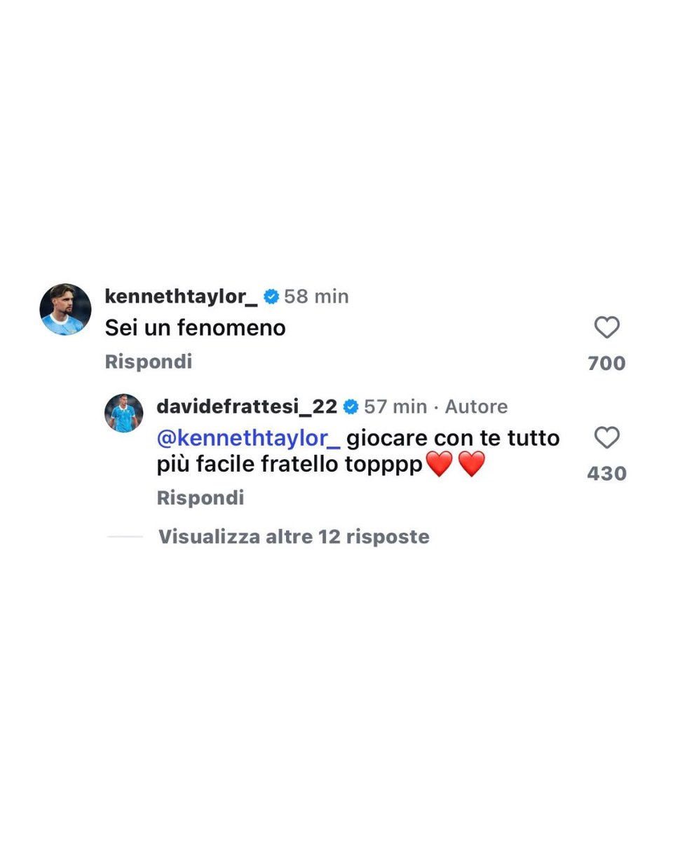 AllRoundLazio's tweet photo. Lo scambio social tra #Taylor e #Frattesi 🫂 https://t.co/6WXgPHJbTq