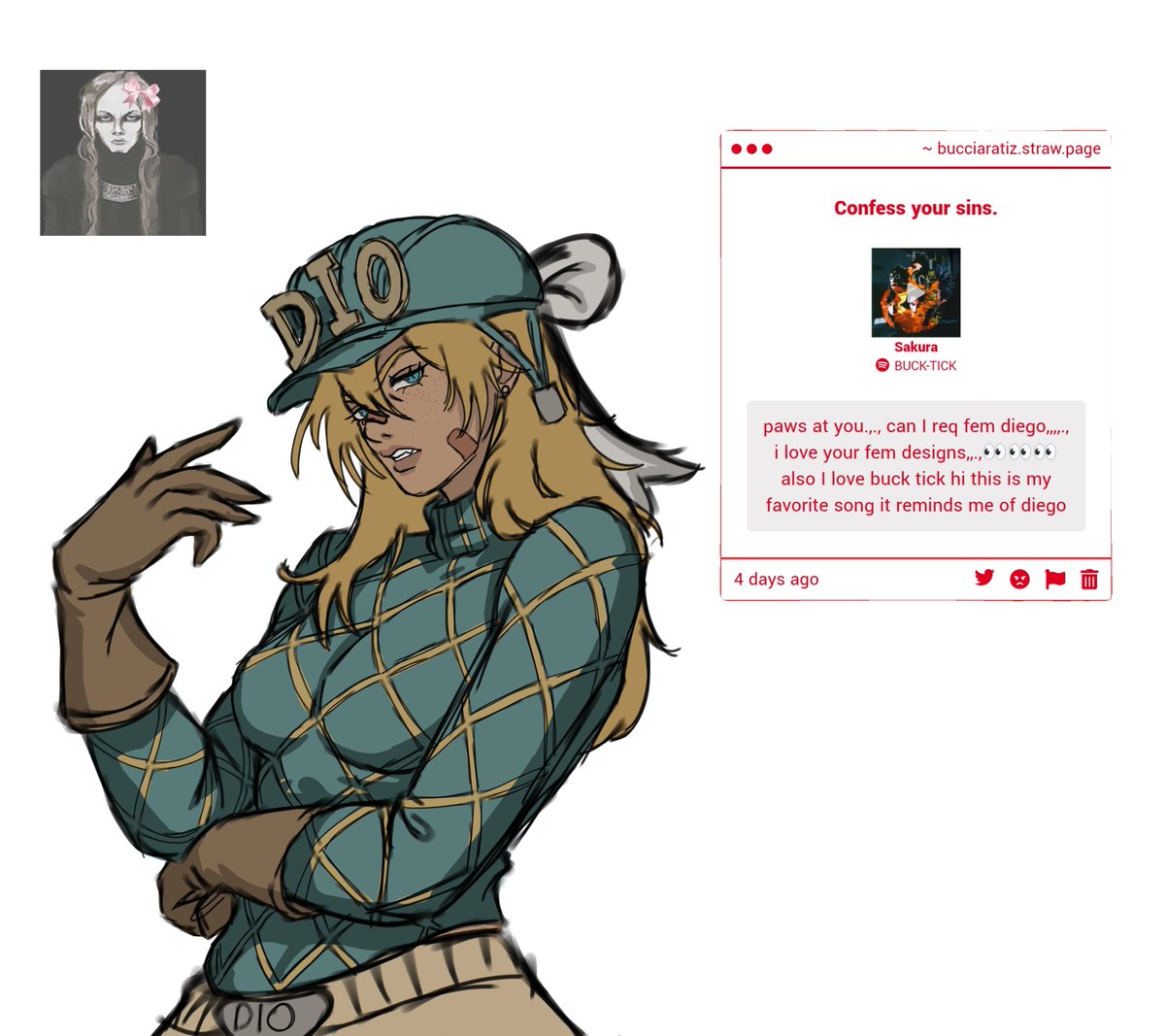 Dear_Daiya's tweet photo. putting my genderbend requests here too https://t.co/yqLADDj0dt