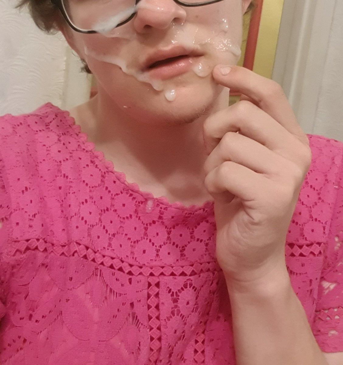 AnythingJerk's tweet photo. I'm just obsessed with recieving a nice facial! 🥵🥵🥵 #nsfw #facial #cumshot #crossdresser #crossdress #trans #cum #cumload #cumfacial #hot #oral #blowjob https://t.co/lO0QZbmoI6