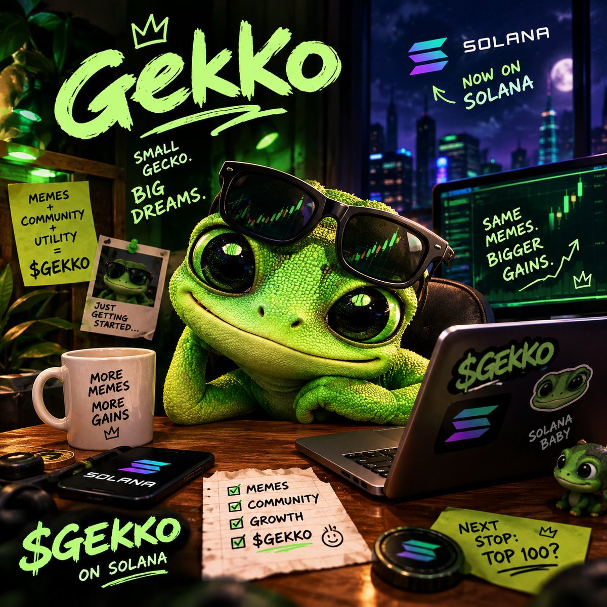 romyxdnd's tweet photo. $GEKKO 🦎🔥

Small gecko, BIG energy.  
Don’t sleep on the little guy — $GEKKO is ready to climb. 🚀

Keep your eyes open. 👀🦎 https://t.co/MCKetlvItw