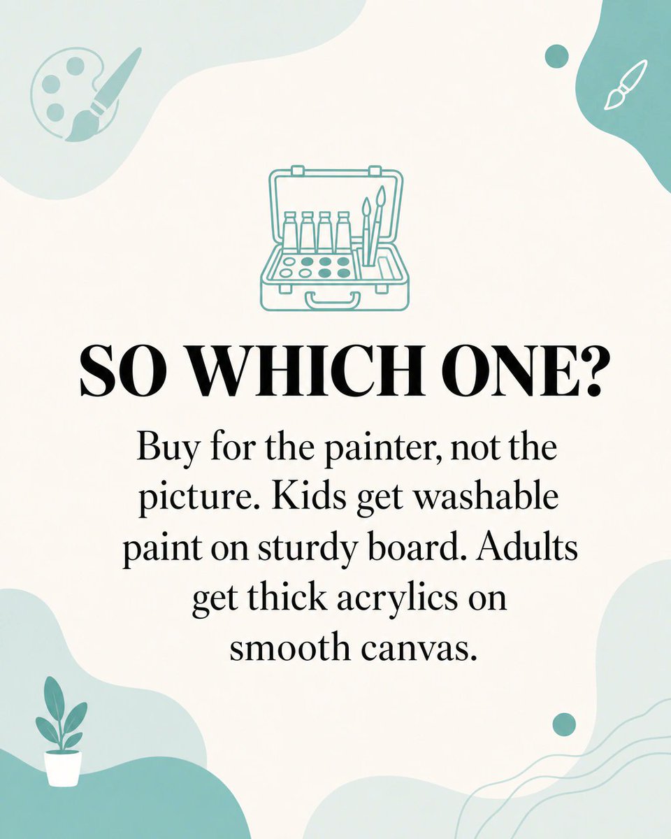 davincifiedcom's tweet photo. Kids kits and adult kits are not the same box 📦

Same hobby, two completely different kits. Big shapes and 10 colours, or fine detail and up to 48 shades 🖌️

Want to read more? → https://t.co/8k6ml3k0B8 #paintbynumbers #kidscrafts https://t.co/QHPCSjcpMF