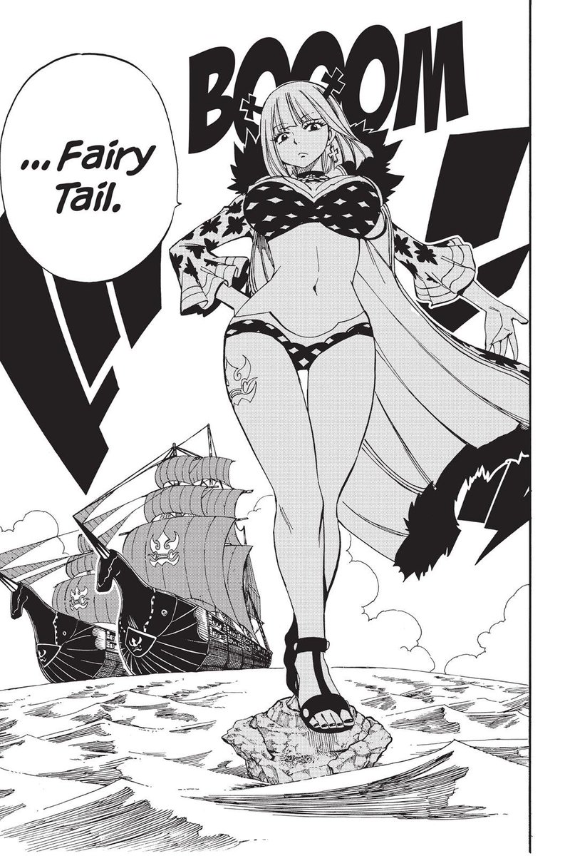 saantiHimura's tweet photo. Acaba de borrar a todo el grupo de Natsu como si nada...  mientras previamente se quejaba de que no hay helado de mango.

Gran introducción de Brandish. https://t.co/DWW6wwW6JL