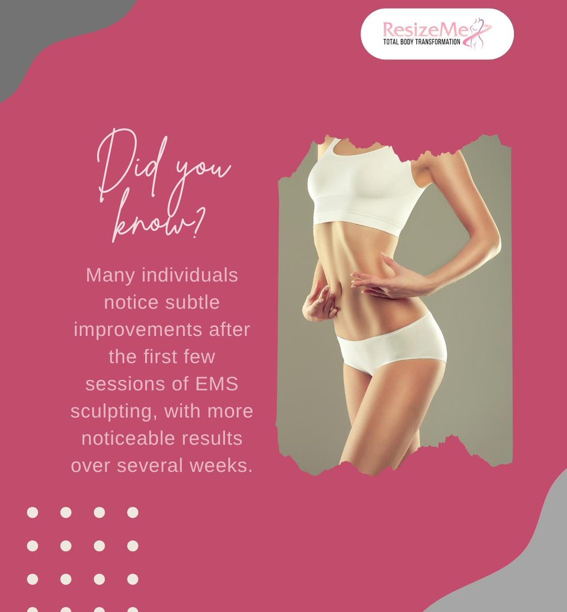 ResizemeMO's tweet photo. EMS Sculpting can be used to treat several areas of the body, including the arms, thighs, abdomen, and buttocks. This treatment uses electromagnetic technology to tone muscles while reducing fat.
.
.
.
https://t.co/utr92fHzOG
300 West 4th Street, Suite A, Eureka, MO 63025 https://t.co/66EsUzu0UC