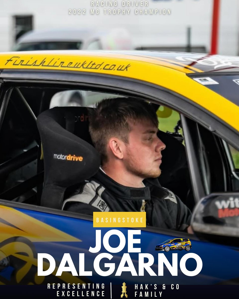 RosalineMclead's tweet photo. Speed, precision, and a champion’s mindset—Joe Dalgarno embodies everything our brand stands for. The 2022 MG Trophy Champion has proven himself on the track, with much more to come. Proud to have him on board! https://t.co/1jCwjOGXf8