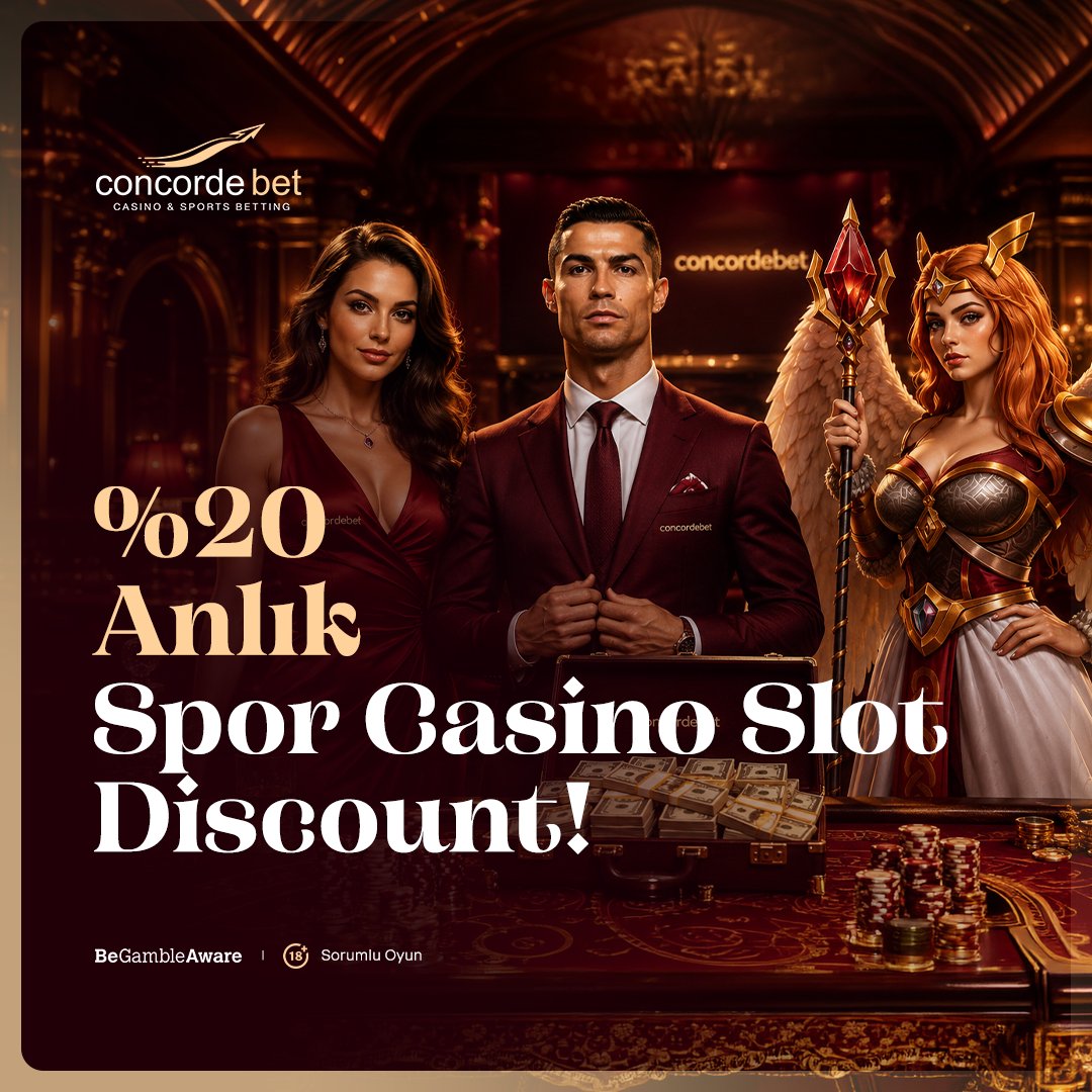 concordesosyal's tweet photo. 🎰 %20 ANLIK CASİNO DİSCOUNT! 🎰

Her casino yatırımında %20 Anlık Discount anında hesabına yansısın. Bekleme yok, ekstra bekleme yok…

Hemen yatırımını yap, %20 anlık casino discount’unu kap!

Giriş için tıklayınız: https://t.co/kFAu7YINwv https://t.co/HbbE05qupl