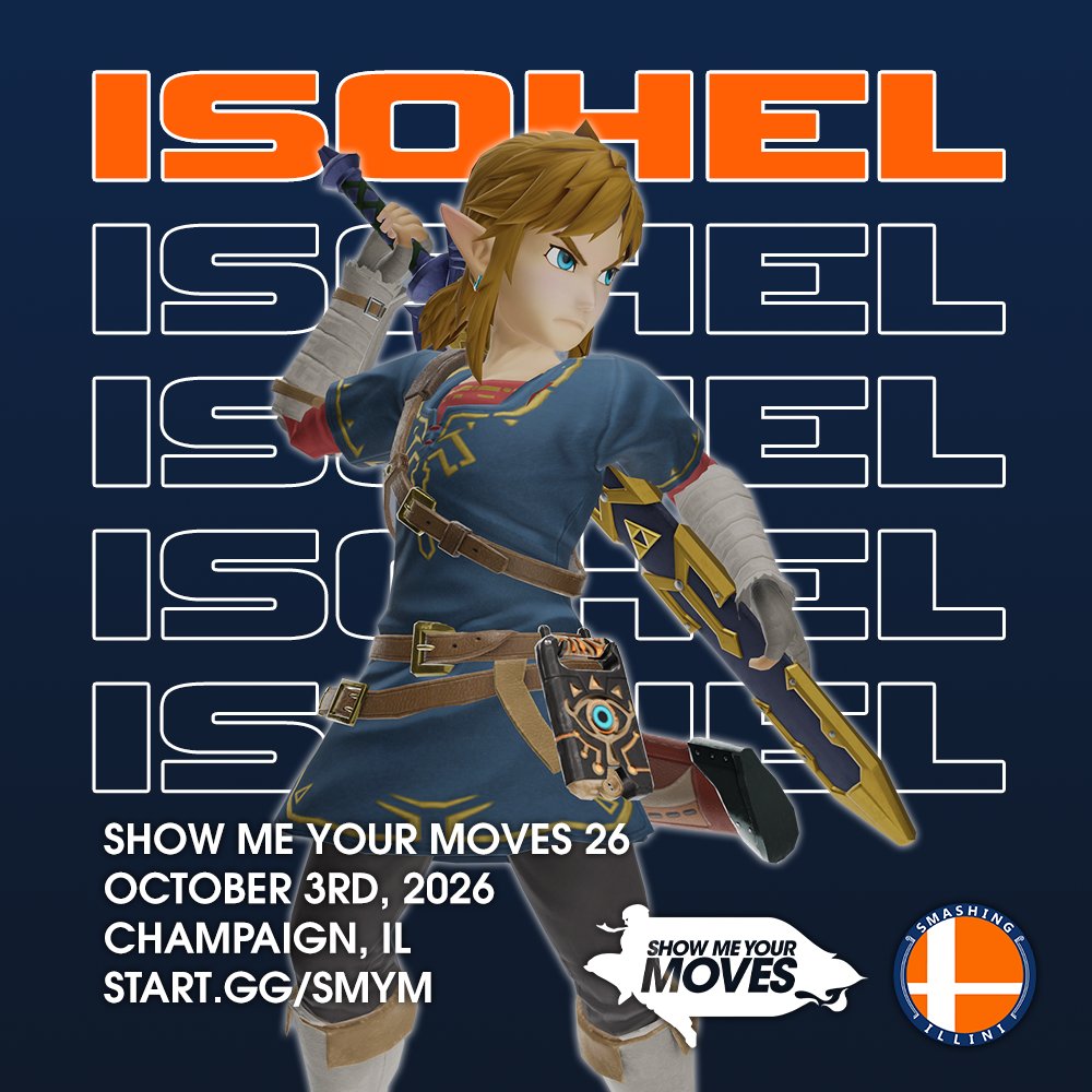 BloNoSmash's tweet photo. i dont want @isohelsgarden to get old... 🥺

JOIN CHICAGO'S BEST LINK AT SHOW ME YOUR MOVES 26 NEXT MONTH! 

Tune into the stream on October 3rd on the UGS Gaming Twitch channel! https://t.co/WaAdtftTsx