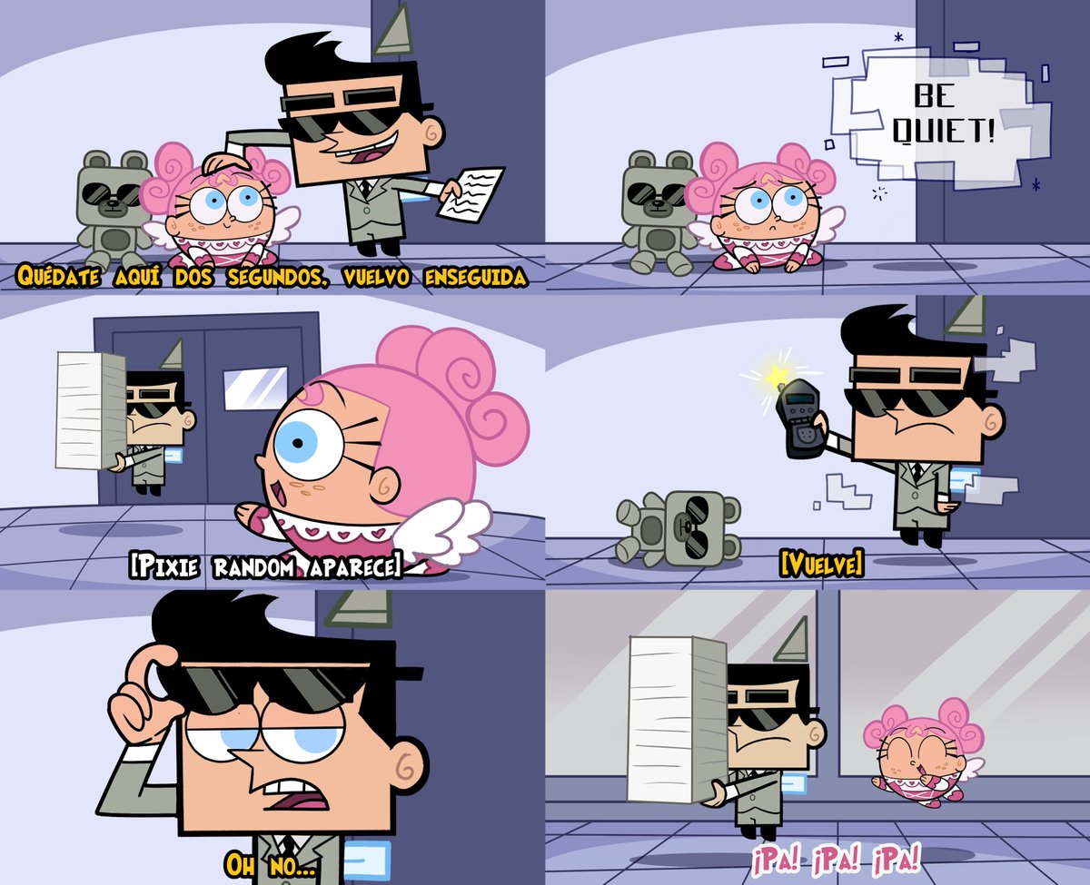 RosaToons's tweet photo. Era el día de llevar a tu hijo al trabajo 🥺

#FOP #FairlyOddParents #PadrinosMagicos #fanart #cartoon https://t.co/gyNGcFFQG7