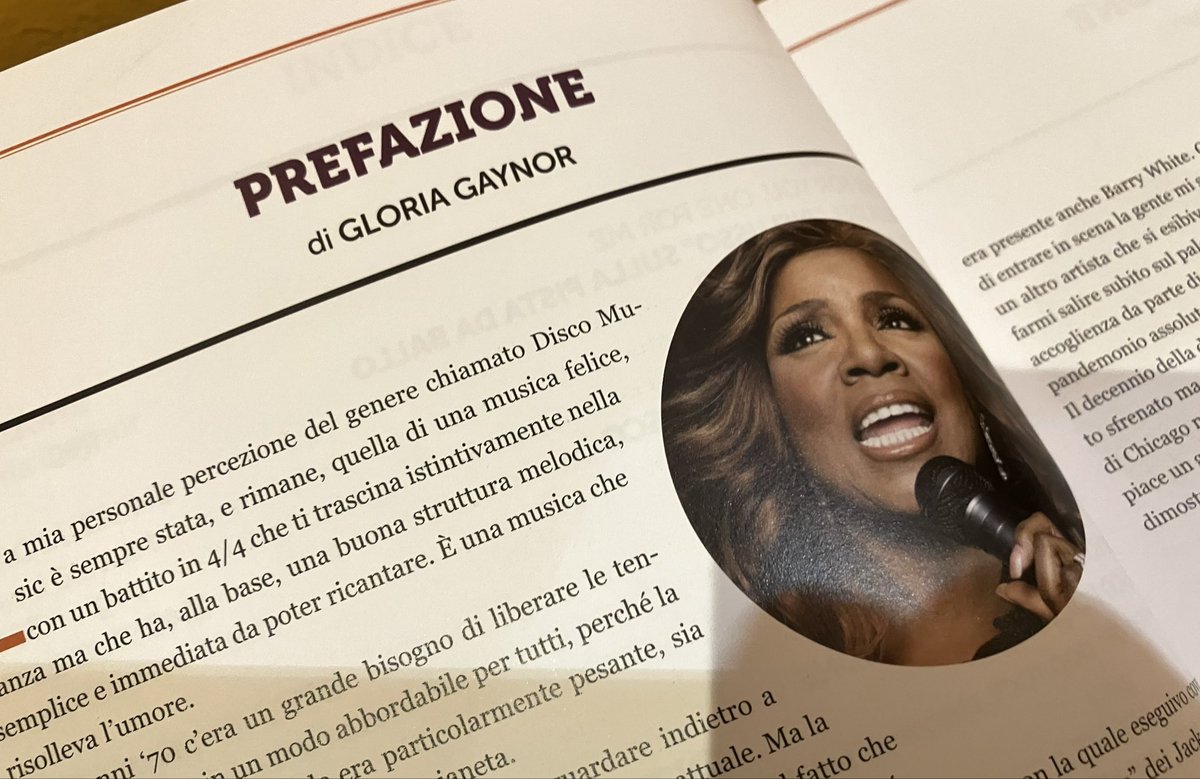 AndreaAngeliBuf's tweet photo. Happy birthday to #GloriaGaynor The mother of #DiscoMusic as we (@GiovSavastano and I ) wrote in our book #LaStoriaDellaDiscoMusic   for which she wrote the  preface 🎶👍🤩 https://t.co/4cA160bLGX