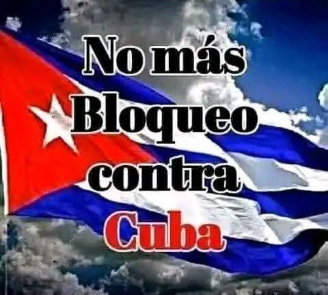 IsaelRo3971293's tweet photo. #CubaNoEsUnaAmenaza
#CubaVencerá
#TumbaElBloqueo
#VillaClaraConTodos https://t.co/6hsDbOYhmn