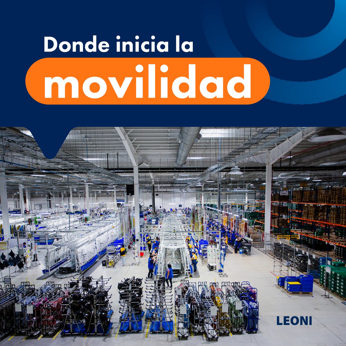 LeoniMexico's tweet photo. El lugar que da vida a la movilidad ⚡️🚙

En LEONI, personas, tecnología y precisión se unen para hacer posible la movilidad que nos conecta cada día🌐

#LEONI #LEONIMéxico #Movilidad #IndustriaAutomotriz #EmpoweringConnection https://t.co/6s9gZovvYg