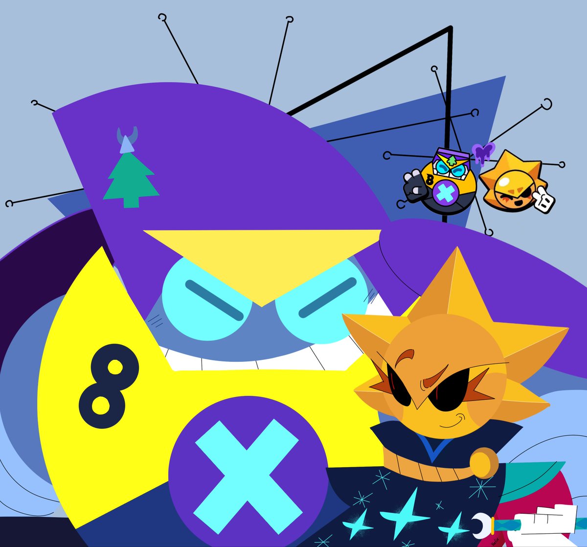irzudoceo's tweet photo. Wanted to post these doodles at the same time, I hope y'all have a yuriful weekend 
#brawlstars #willowxalli #boltxsirius https://t.co/FME4Jojfza