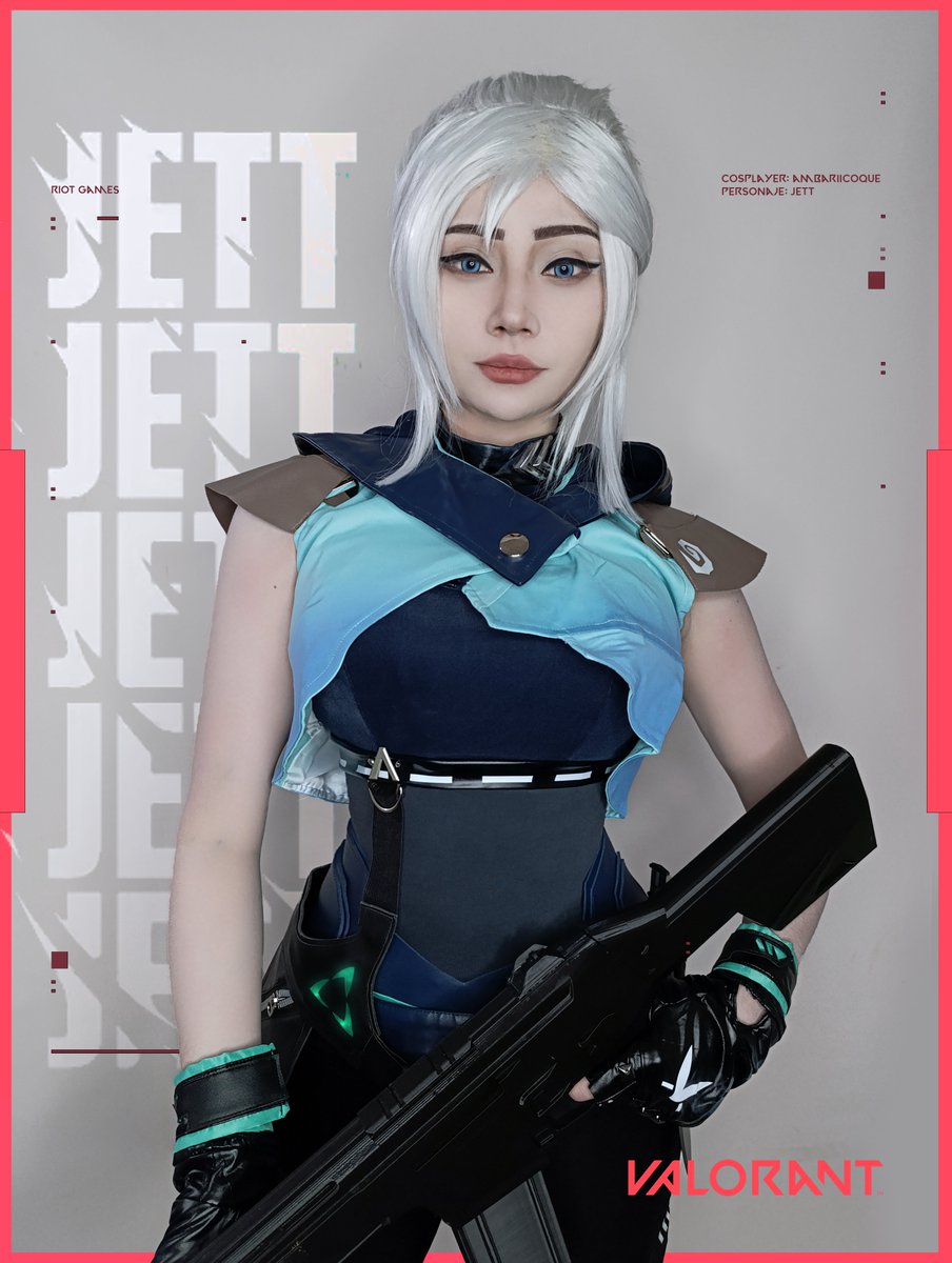 ambariicoque's tweet photo. Jett cosplay from Valorant @VALORANT @VALORANTLATAM 🌬️ I love this cosplay so much! https://t.co/HQIHUsfXWJ