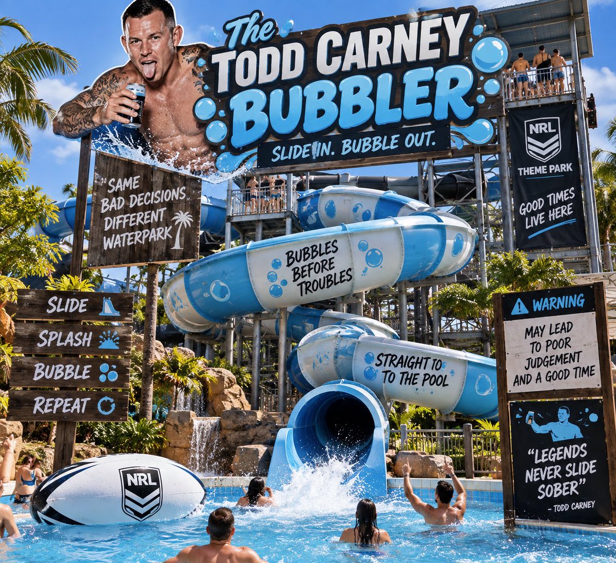 tompage49's tweet photo. NRL Theme Park https://t.co/wjPr1jr9gK