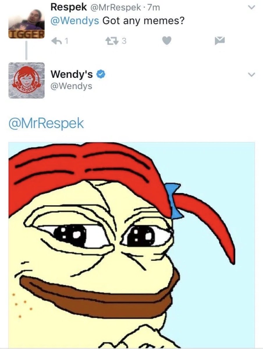 xadixyy's tweet photo. hey @Wendys do you guys still have this meme https://t.co/Z4d5SbXqw9