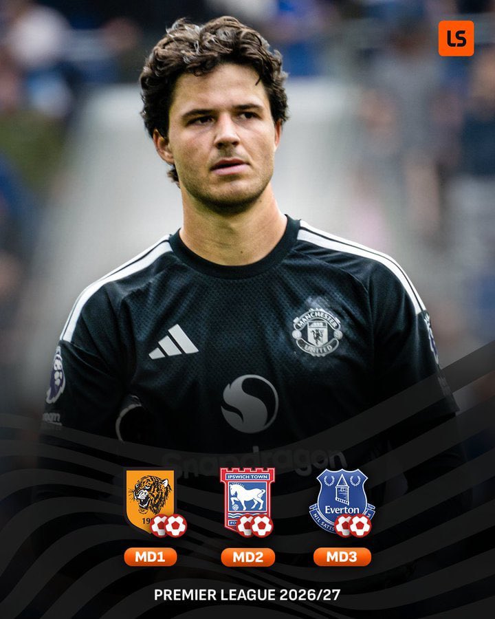 CFC_Winfred's tweet photo. Man United have shipped 2+ goals in their first three league games for only the second time in 50 years 🫣

Not the start Lammens and co would've wanted, especially against two newly-promoted sides  ❌

#PL | #PremierLeague https://t.co/p6VfBys23R