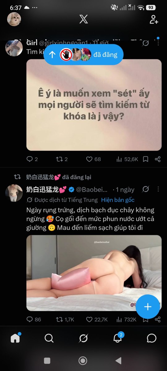 ComeTomake2's tweet photo. @girlxinhngoan1 Không biết nữa nó tự đề xuất https://t.co/MvBHlbs2tE