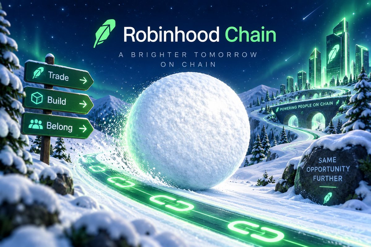 SNOWBALLRH_X's tweet photo. To The Future with snowball on Robinhood Chain https://t.co/sPEn3iiUao