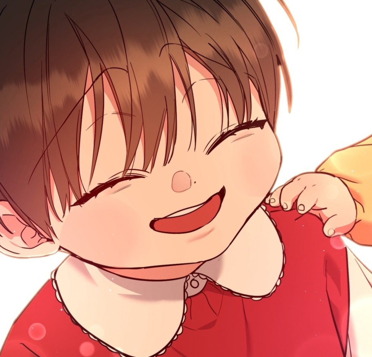 AR9197's tweet photo. Baby Gyuchan has the most adorable smile just for his big brother 🥹❤️ https://t.co/uc2rbu7dNe
