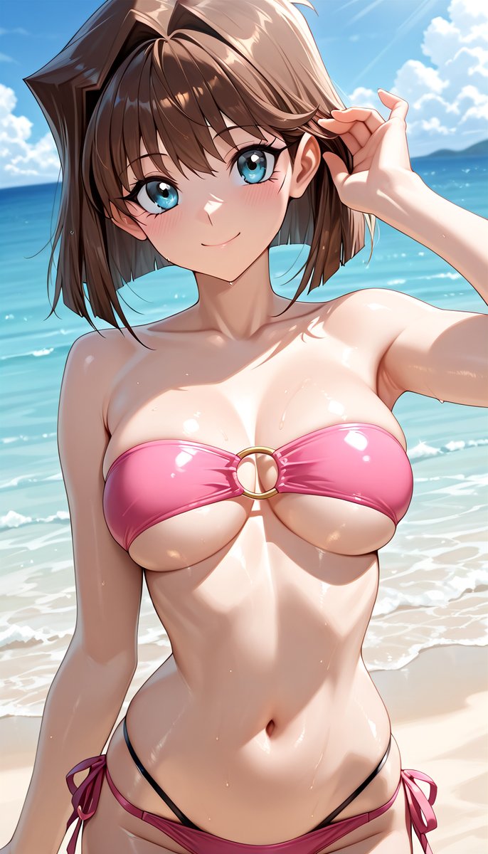 tantan_tan2222's tweet photo. 真崎杏子 / Anzu Mazaki
ビーチでビキニ⛱
SFW
#遊戯王 #杏子 https://t.co/cK59BihrPy