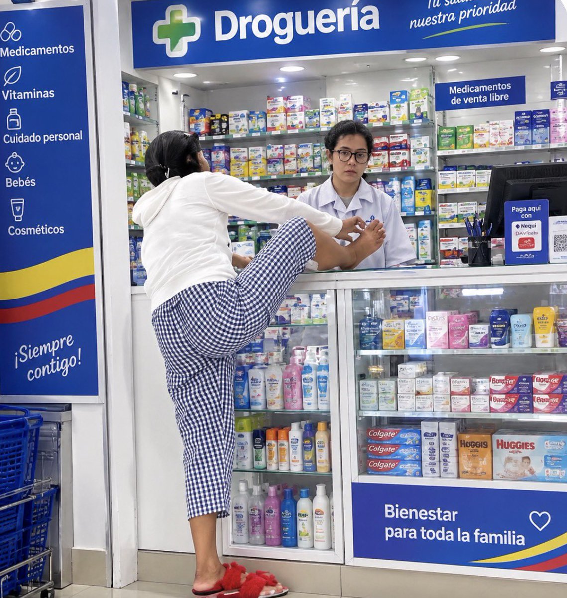 VenteDigo1's tweet photo. -¿Pero trae receta?
-No, pero me duele aquí. https://t.co/hbWr7uKVPD