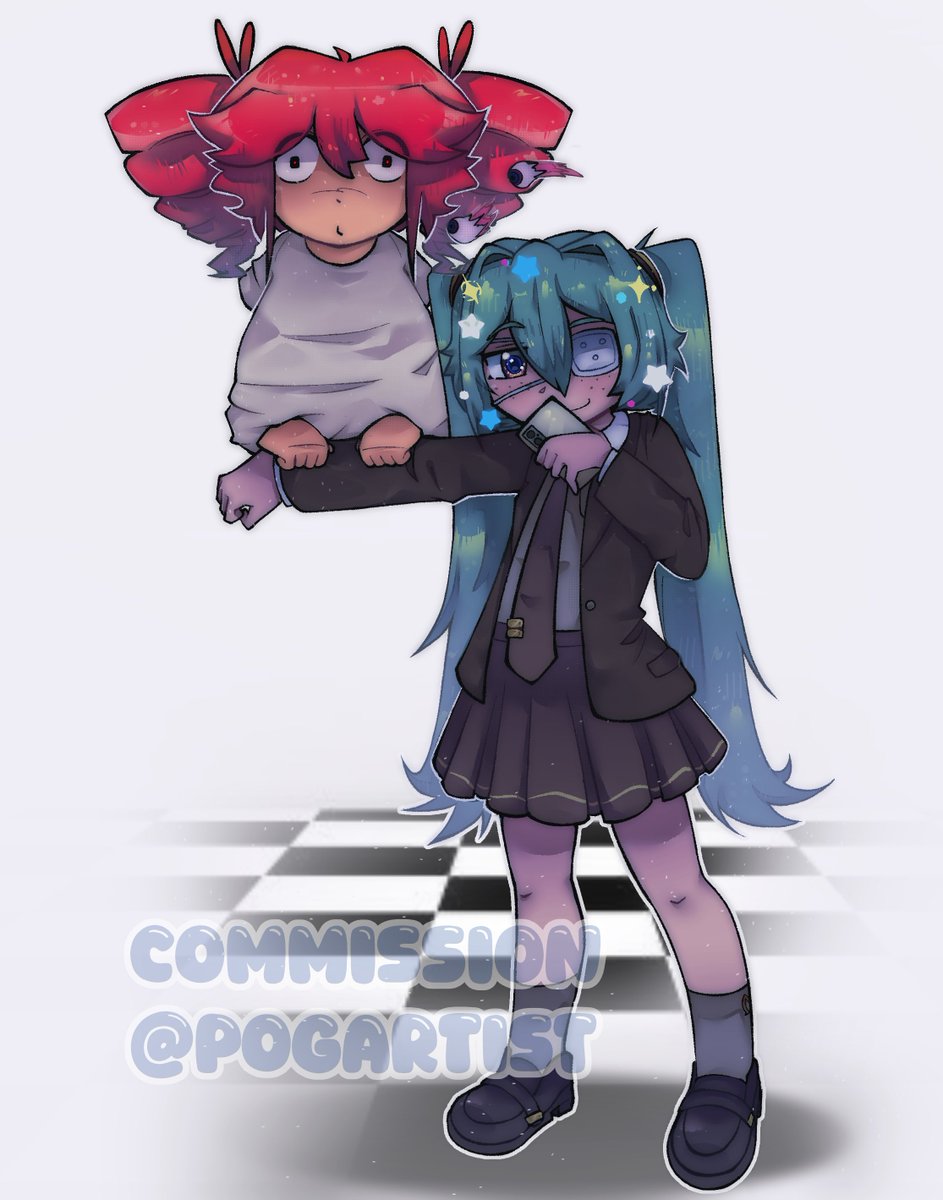 PogArtist's tweet photo. commission for @FrostyZaid 

THANK YOU very much little friend!!! heh.

comms available (https://t.co/EWeEQlffA7)
#VGenCommission #VGen #HatsuneMiku #モニタリング 

#Teto https://t.co/6Vrb0sFlLz