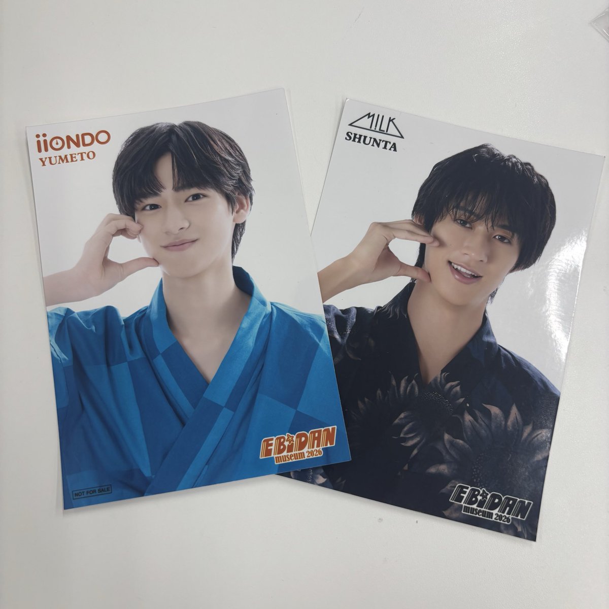 s181204's tweet photo. EBiDAN museum博多 エビミュ博多/
エビミュ 2026グループBブロマイド 
後期 HMV入場特典　

入場特典  交換

【譲】曽野(後期)、高橋夢人(後期)

【求】山中柔太朗(前期後期でも)

博多での交換、もしくは郵送での交換希望です。お気軽にお声掛けください🙇‍♀️

 #EBiDAN交換 #MILK譲 #MILK求 #MILK交換 https://t.co/JbJHjoT5cY