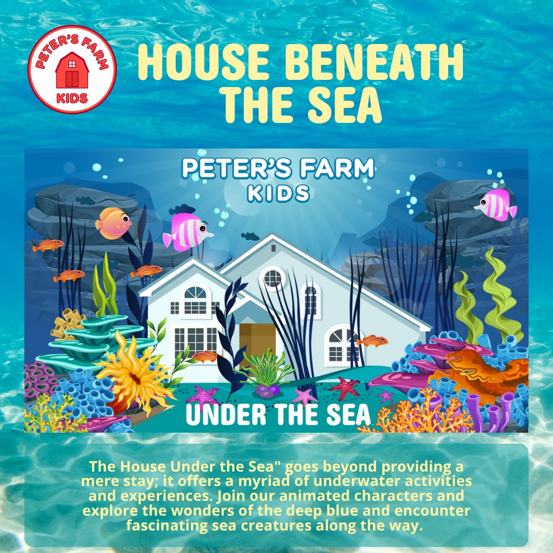 petersfarmkids's tweet photo. Dive into “The House Beneath the Sea”! 🐠✨ A magical underwater adventure full of wonder and fun!

🐠 Watch now: https://t.co/inLXbjndYf  

#OceanAdventure #KidsLearning #UnderTheSea #ChildhoodMagic #PeterFarmKids #EducationalMusic #FamilyFun #ToddlerSongs #ImaginativePlay https://t.co/t2bcGremDA