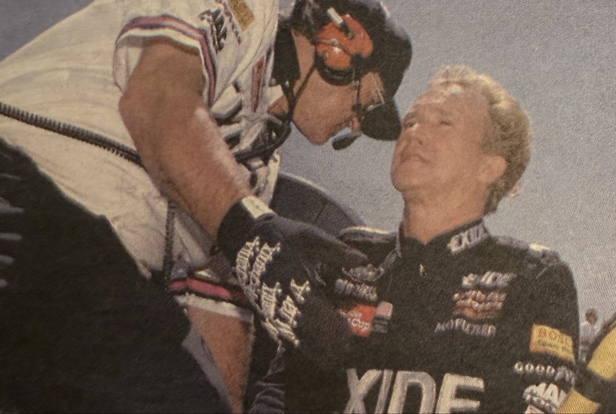 SethSharp35's tweet photo. Morgan Shepherd DNQ’d at Michigan in 1997 but was on standby for Jeff Burton, who was beat up after a practice crash.

Shepherd also took the No. 99 car out in final practice. https://t.co/Miw2P8q19R