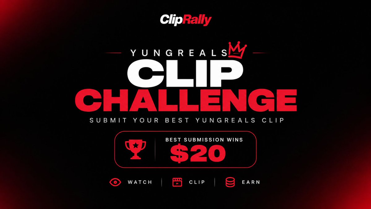cliprally's tweet photo. 🚨 @yungreal69  HAS LANDED ON CLIPRALLY 🚨

One of the craziest creators is now here 🔥

Think you found the best Yungreals moment? 👀

🎥 Clip it. Submit it. Earn it.

🏆 Best submission wins $20 💰

Let’s see who finds the viral clip 🚀 https://t.co/4jP8rfKQOk