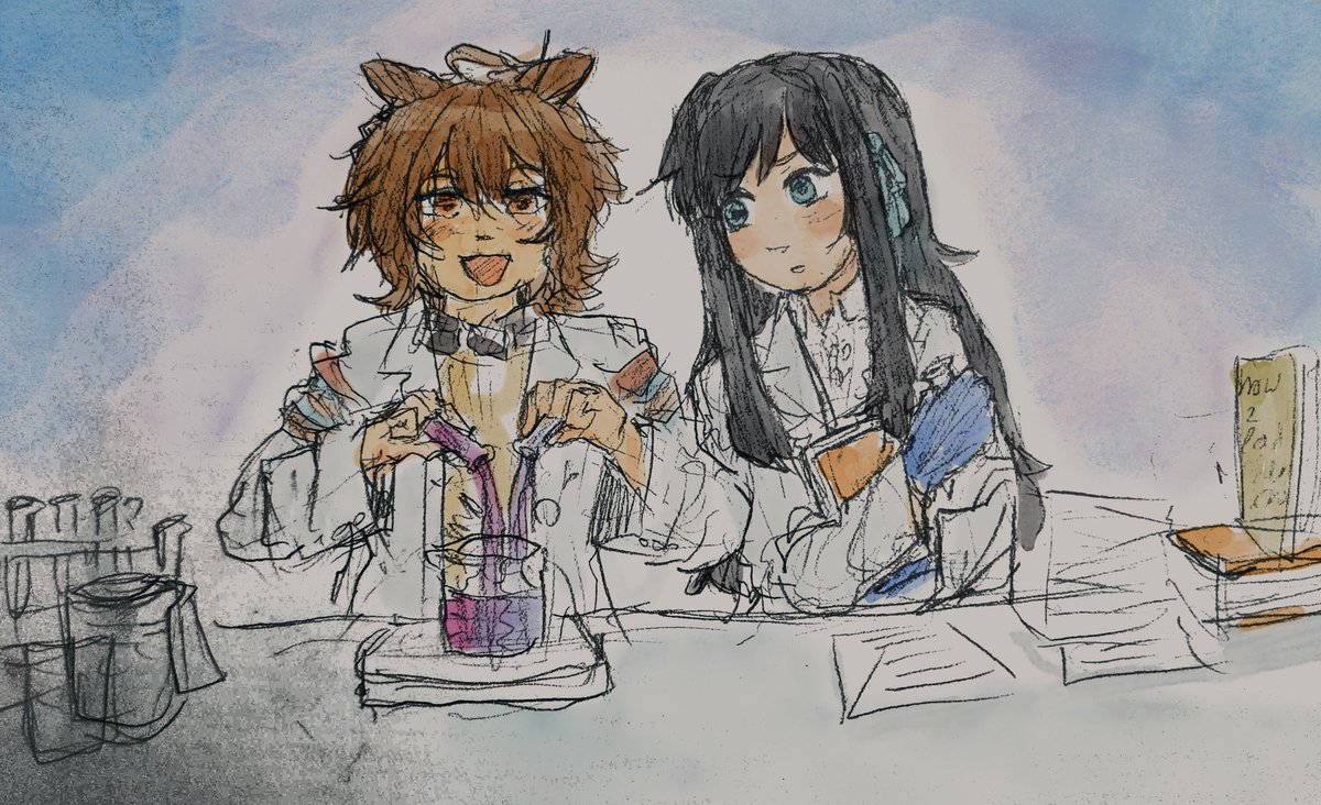 cellformatter's tweet photo. tachyon and her trainer comp https://t.co/8IdlD4BSQX