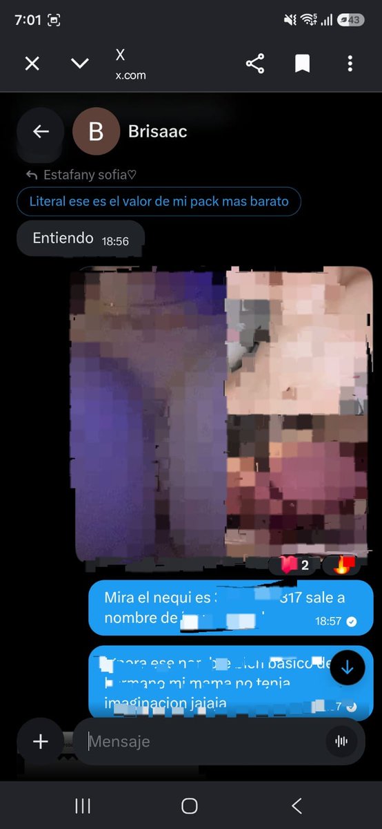Sofeste283's tweet photo. Primera venta hecha en x gracias por tu compra 
Sigo vendiendo packs baratos a cop
#vendopack #hot #tetasgrandes https://t.co/gsiXMaLhVv