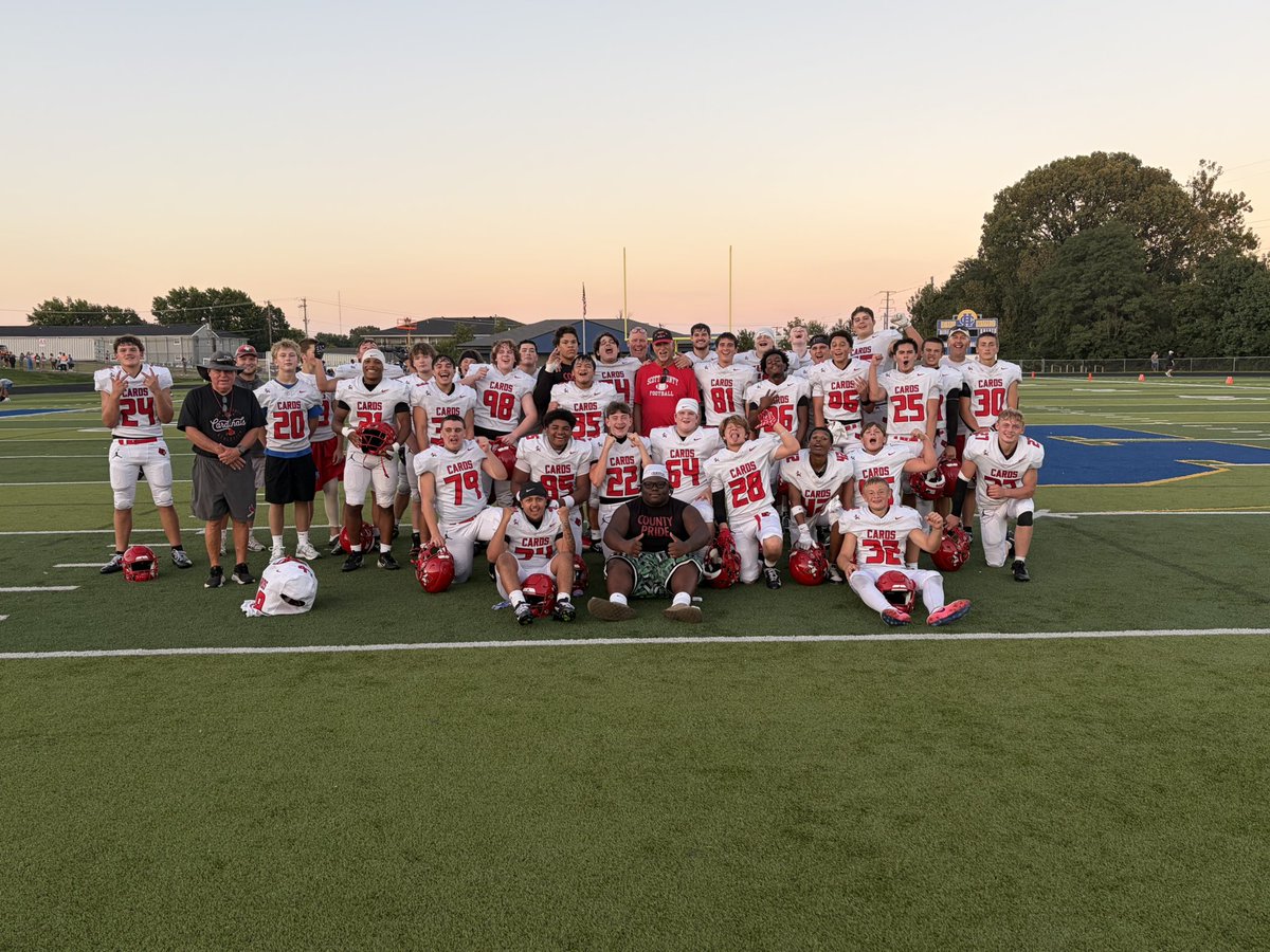 cards_football's tweet photo. Greatest Labor Day of my life! JV Pride! #MoveTheNeedle https://t.co/9Guqqkwx29