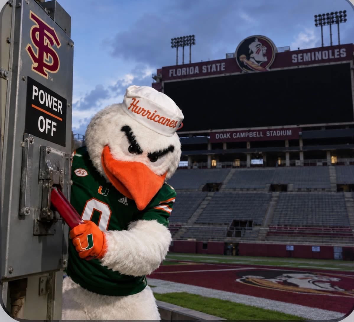 canefancoe's tweet photo. @Johncpirtle what’s going on in Malihassee https://t.co/T6HDCDB0sM