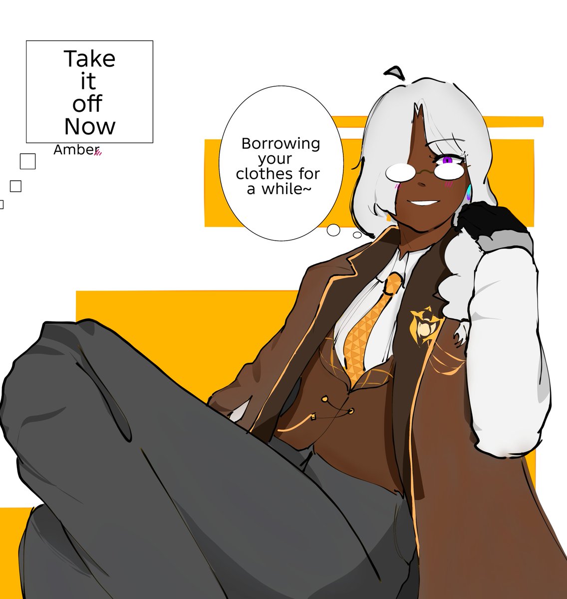 Am_I_lite's tweet photo. Wow who remembers sugilite wearing Amber's outfit?? https://t.co/WTtjoNNVzQ