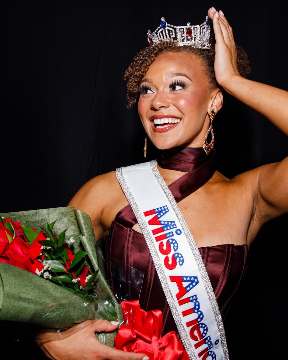 EBONY's tweet photo. Miss Texas Regan Hutsell is officially Miss America 2027 and she’s making history in more ways than one.

@reganhutsell became the first woman of color to win the Miss America crown while wearing her natural hair, a choice she says was deeply personal and rooted in redefining what beauty means to her. Before taking the crown, she spoke about wanting young girls watching at home to know they can show up exactly as they are, even when that looks different from what has traditionally been considered “normal.”

For a pageant world long associated with polished, highly styled beauty, seeing a Black woman walk onto one of the country’s biggest stages in her natural hair is about more than a hairstyle. It’s about visibility, representation, and expanding the definition of what a queen can look like.

And now, she gets to wear the crown her way. 🖤

#LetsDiscuss What did you think of Regan wearing her natural hair on the @missamerica stage and what does this moment mean to the culture?

Credit: @reganhutsell | @missamerica