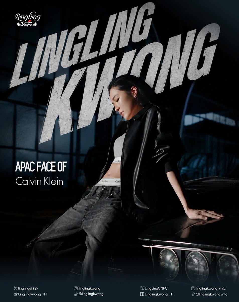LingLingVNFC's tweet photo. So incredibly happy and proud of you

Congratulations to Lingling Kwong, APAC FACE OF CALVIN KLEIN, on this exciting first step with Calvin Klein at NYFW SS27. May this be the beginning of many more beautiful milestones to come.

Wishing you an unforgettable journey in New York, filled with wonderful experiences, endless joy, and countless beautiful memories. Keep shining and enjoy every moment you deserve it all. ✨🤍

#CalvinKlein @CalvinKlein
#หลิงหลิงคอง @linglingsirilak