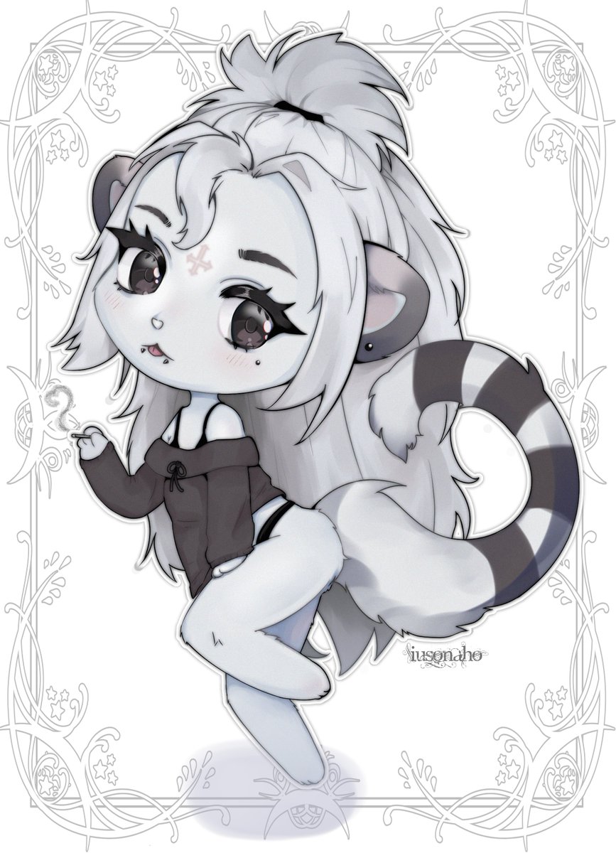 iusonaho's tweet photo. chibi for @/rooroorou! https://t.co/XeI4XcNK4K