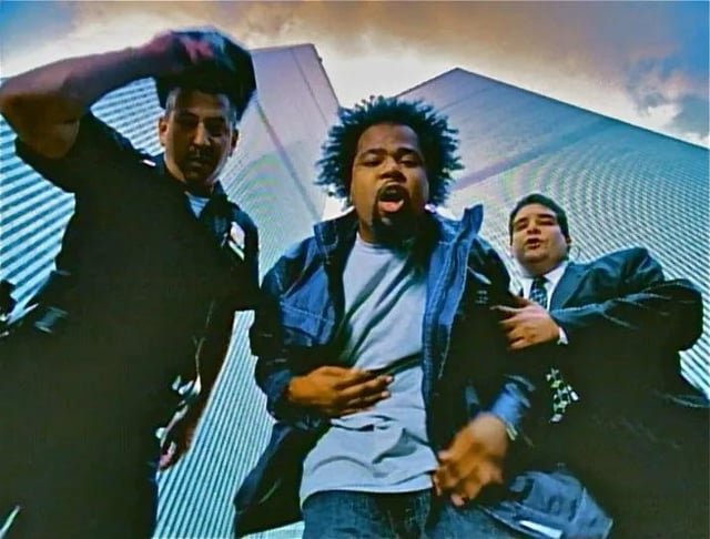 1980angels's tweet photo. one of the last music videos featuring the twin towers was filmed on september 7th, 2001 by the group Dilated Peoples for their song "Worst Comes To Worst". #TwinTowers #TwinTowersInPhotos https://t.co/7l4sIe0nUM