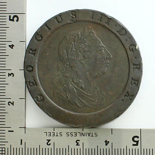 外国 イギリス車輪銭2P銅貨 1797年 ワールドコインギャラリー on X: