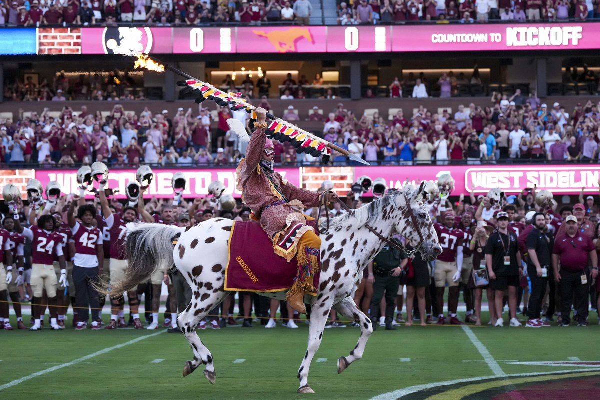 SportsDayDFW's tweet photo. Pony up! See photos from SMU's season-opening win at Florida State in which the Mustangs survived a plethora of mistakes and held on to go 1-0🏈 | #PonyUp

📸: Smiley N. Pool / Staff Photographer

See the full gallery and more coverage from @Lassimak here: https://t.co/Le6eh6P7fw https://t.co/szbNjibIHU