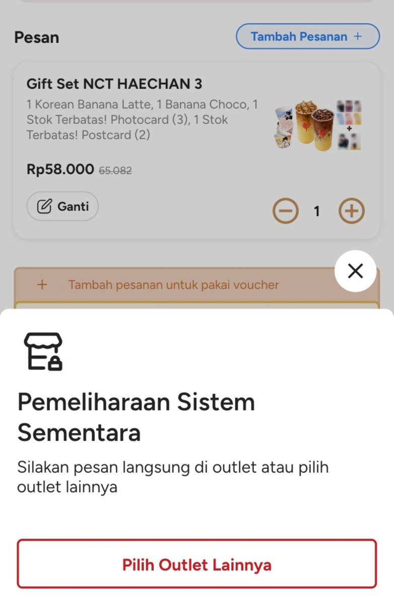 yochaniie's tweet photo. Selain mau gift nya mau jugaa cobaain minuman nya 😭

Ini bsk masih ada gak seeh tkt bgt abisss coyy 😭

#KopiKenanganxNCTHAECHAN
#해찬 #HAECHAN https://t.co/t4jb3rRGgN