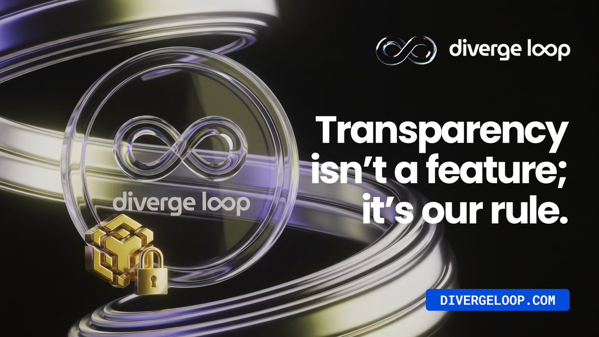 DivergeLoop's tweet photo. ✨ Complete clarity on-chain.

📊 Project teams on Genesis Gate set their own token rules, lock-ups, and rewards—all locked via BSC smart contracts and alterable only by DAO vote.

💎 Transparency isn’t a feature; it’s our rule.

#DivergeLoop $DLC https://t.co/mrHr3eIwFJ