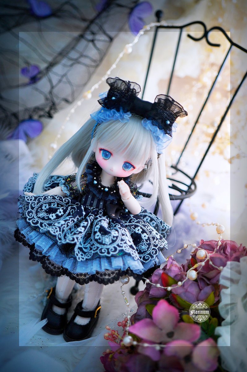 platinum_forest's tweet photo. 2wayリボンver.🎀

オークションたくさん見ていただきありがとうございます！今夜終了なのであと何枚か写真あげていきます☺️

#くろあっこ #ぷらちなの杜 https://t.co/5kWxnENgzd