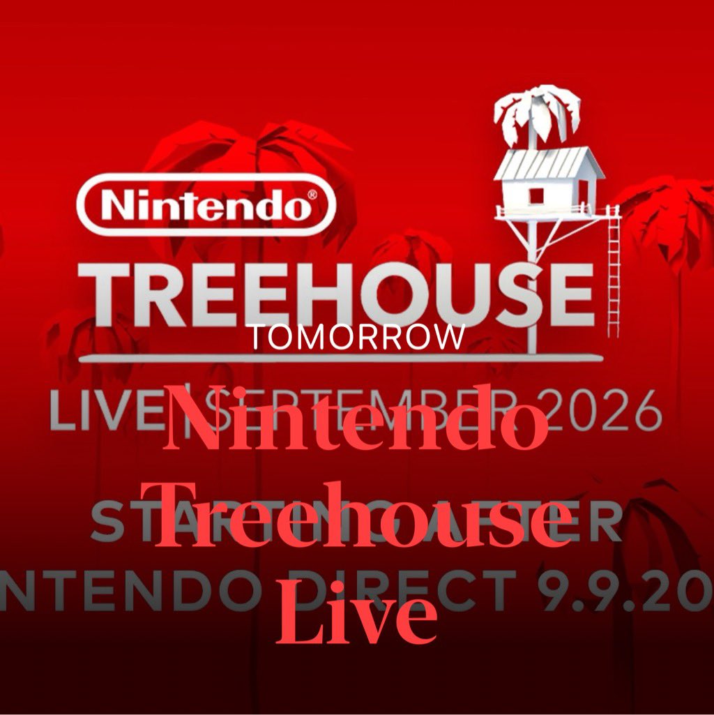 SnowydayUK3's tweet photo. Tomorrow #NintendoTreeHouseLive https://t.co/peD7DgCxM1