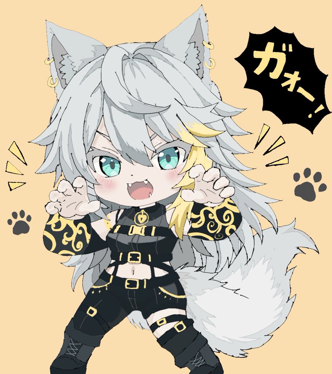 RUI08011's tweet photo. ガォー！！はるさんを描いた後1ヶ月半かけてデジタルで描きました！

描き直しの繰り返しでした...がなんとか
はるさんの誕生日までに間に合った〜！！

※衣装など少し違ったり足りない部分がありますが大目に見て頂けるとありがたいです🙇🏻‍♂️

#超絶天才狼あーと  #狼谷はるか https://t.co/JHc4opdGBc